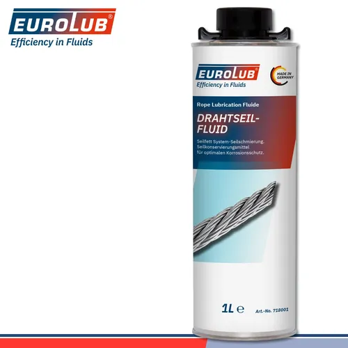 EuroLub 1 l Drahtseil-Fluid Seilkonservierung Nachschmiermittel Drahtseil
