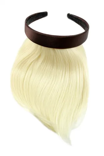 Clip-in Pony Haarreif für besonders natürliche Wirkung Platinblond HA073T-613