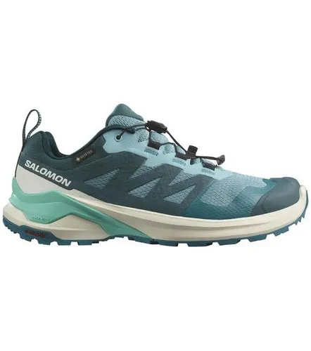 SALOMON Damen Sneaker X-Adventure GTX - Wasserdichter Trailrunning-Schuh für Abenteuer - Laufschuhe für Damen. Der X-Adventure GTX bietet optimale Energierückführung und wasserdichten Schutz dank GORE-TEX®-Membran – ideal für jedes Terrain.