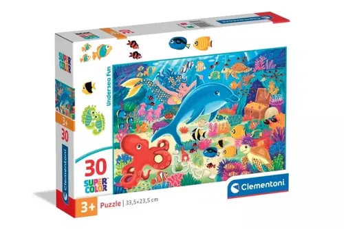 CLE puzzle 30 SuperKolor Undersea Fun 20837 Clementoni 8005125208371