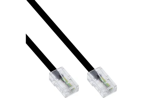 Inline InLine® ISDN Anschlusskabel, RJ45 Stecker/Stecker (8P8C), 20m Telefonkabel