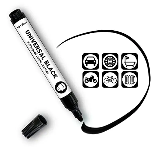 Produktbild SD COLORS Schwarz Universal-Farbmarker-Lackstift