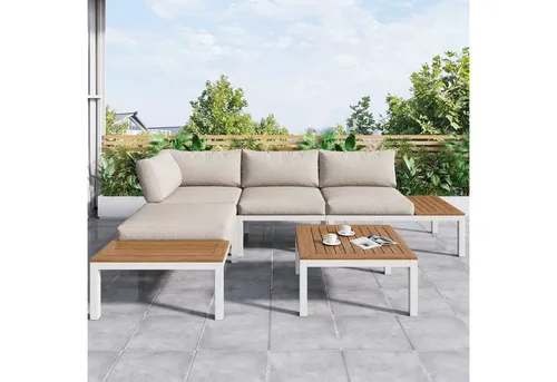 BTM Couchtisch 100 x 50 cm mit Schubladen und Rolltür - Eleganter Couchtisch in Walnussholzfarbe (100 × 50 × 36 cm) mit praktischen Schubladen und offener Ablage. Ideal für ein aufgeräumtes Wohnzimmer und vielseitige Nutzung.
