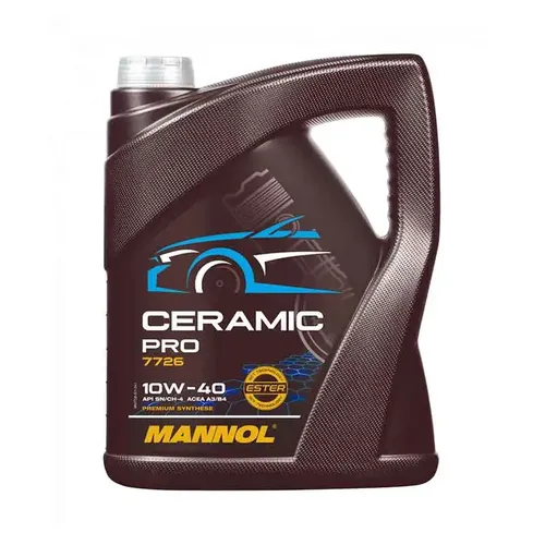 Mannol MN Ceramic Pro 10W-40 Motoröl 5L - Hochwertiges Motoröl für optimale Leistung und Schutz, geeignet für zahlreiche Fahrzeughersteller mit erstklassigen Freigaben.