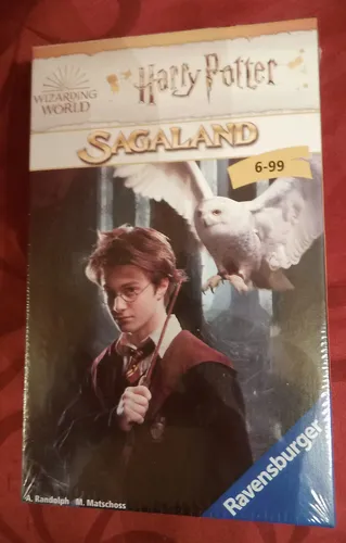 Ravensburger 20575 - Harry Potter Sagaland, Mitbringspiel für 2-4 Spieler, kompakt und ideal für Reisen, ab 6 Jahren, mit zauberhaften Kreaturen