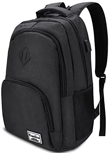 YAMITON Premium Rucksack mit Laptopfach und USB Ladeanschluss