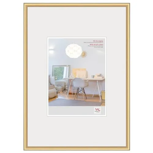 Walther Design Bilderrahmen Gold 59,4 x 84 cm (DIN A1) in gold von walther design