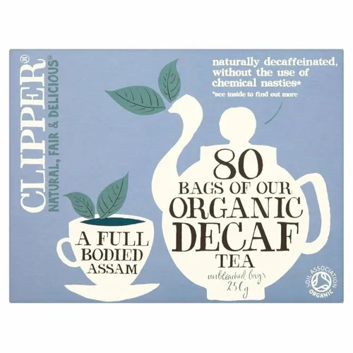 Clipper Organic Decaf Tea Tee  - 80 Beutel - 232g