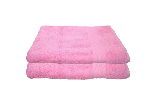 Julie Julsen Duschtücher 2-Duschtücher-Babyrosa-Duschtuch 70 x 140 cm, Baumwolle (2-St)