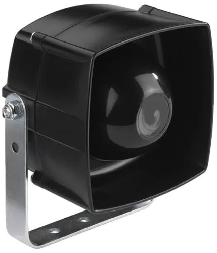 MONACOR NR-254KS Druckkammerlautsprecher - Wetterfester Lautsprecher für Sprachübertragungen, IP66-geprüft und ideal für den Außenbereich, kompaktes Gehäuse und langlebige Materialien für beste Klangqualität.