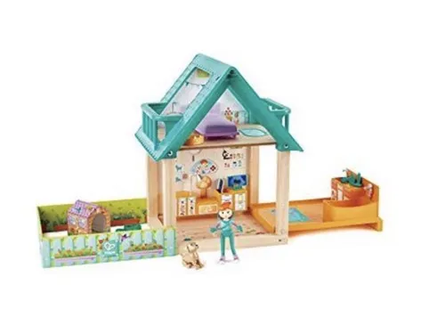 HAPE E3408 Set Tierarzt Degli Freunde Pelosi - Furry Friend Vet Set - Neu & OVP