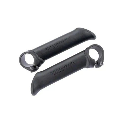 CONTEC Lite Bar Bar Ends 120mm - Außenklemmung schwarz - Lenker Zubehör, aus leichtem Aluminium für optimale Kontrolle und Komfort beim Radfahren.