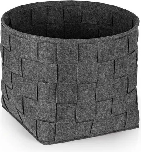 N8WERK Aufbewahrungskorb Filz 40cm dunkelgrau