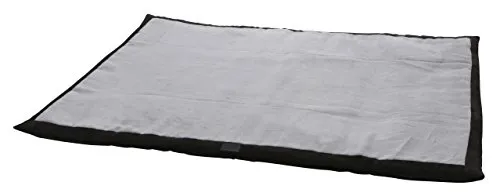 Kerbl Hundedecke Trip - Grau/Schwarz, 140x100 cm - Hundematte für Autos und Outdoor: Mit wasserdichter Unterseite und bequemer Velours-Oberfläche für optimalen Komfort und Schutz unterwegs.