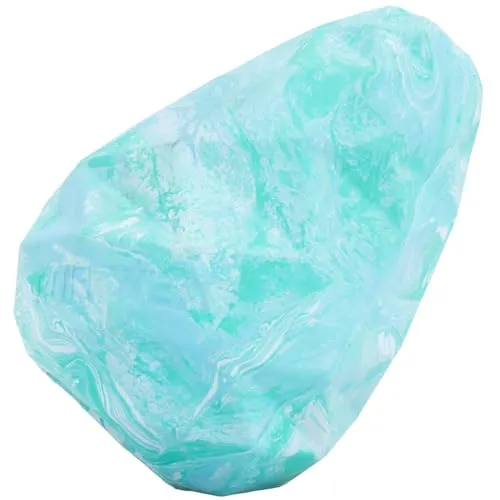 RUFFWEAR Gnawt-a-Cone Hundespielzeug, Tannenzapfen inspirierte Form, kaufestes Gummi-Hundespielzeug mit Erratischer Sprungkraft zum Engagieren und Belohnen, Futter- und Leckerli-Spender, Glacial Blue