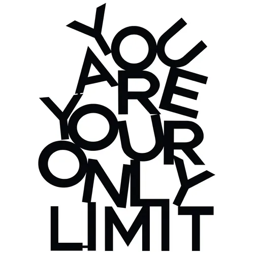 Wandbehänge 100% METALL Schwarz