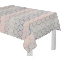 Wirth Tischdecke ZIRBELLO (1-tlg) lila|rosa 130 cm x 190 cm
