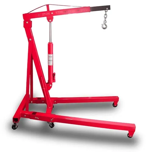 Bituxx Werkstatt Hebekran Rot 2000kg MS-19521 von Bituxx