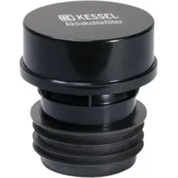 Kessel Aktivkohlefilter 915600 aus ABS - Sanitärinstallation, einbaufertiger Aktivkohlefilter aus ABS mit Steckadapter für DN 70/100, ideal zur Be- und Entlüftung sanitärtechnischer Anlagen.