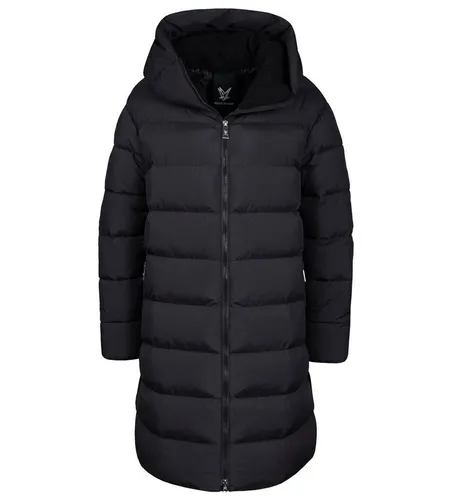 Fuchs Schmitt Steppmantel mit Kapuze und 2-Wege-Zipper in schwarz von Fuchs Schmitt