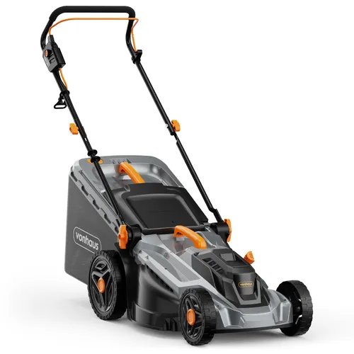 VonHaus 1600W Elektro-Rasenmäher mit 42L Fangkorb von VonHaus