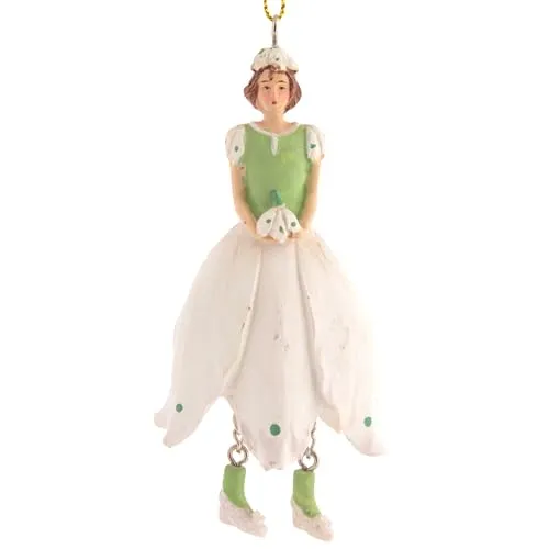 Blumenmädchen Figuren zum Hängen1 Stück Märzenbecher Blume (Märzenbecher-Weiß)