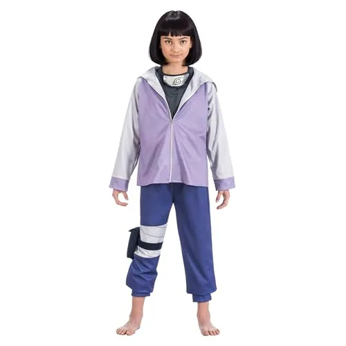 Chaks Naruto Kostüm Hinata Uzumaki für Kinder Gr. 128-152 in lila von Chaks