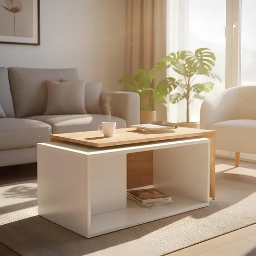 Couchtische aus Eichenholz von PLATAN ROOM