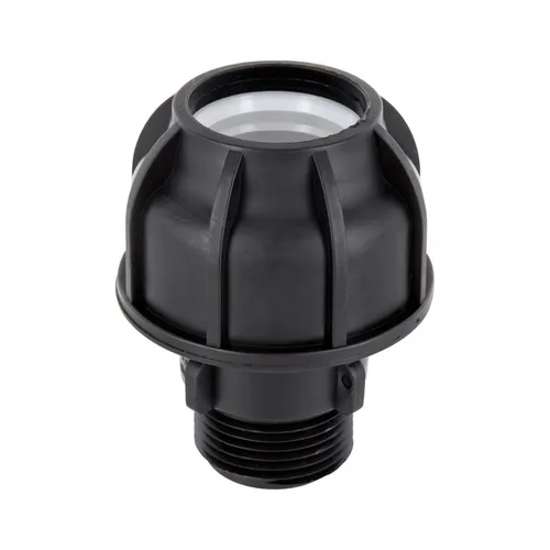 PP Übergangsmuffe Klemmverbindung x Außengewinde