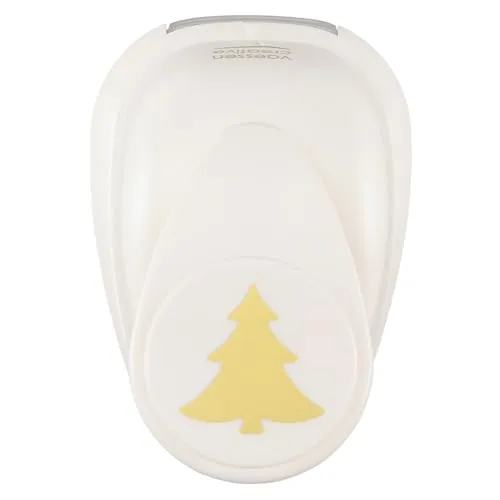 Vaessen Creative 21435-041 Motivstanzer, Medium Stanzer Föhre, Ausstanzung 2,5 cm Weit, Metall, lila, 6.5 x 4.5 x 4.4 cm