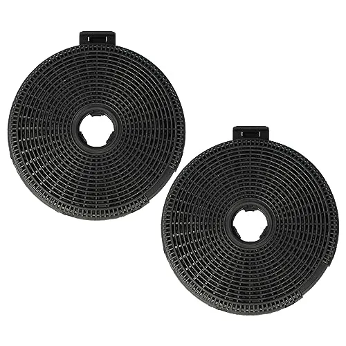 vhbw 2x Aktivkohlefilter Ersatz für 40078254, 61801236, 61801262, D1C, D4C, ZUB 881 für Dunstabzugshaube - 20 cm
