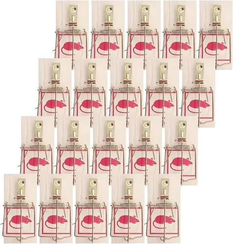 20x Mausefalle Schlagfalle Mausfalle Holzfalle Falle Mäuse Tierfalle Mäusefang