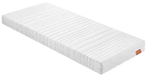 Sleepling Kaltschaummatratze Basic 70 - 7-Zonen Matratze mit Härtegrad 3, bietet optimalen Liegekomfort und Unterstützung für alle Schlaftypen, waschbar bis 60 Grad, Made in EU, schadstoffgeprüft.
