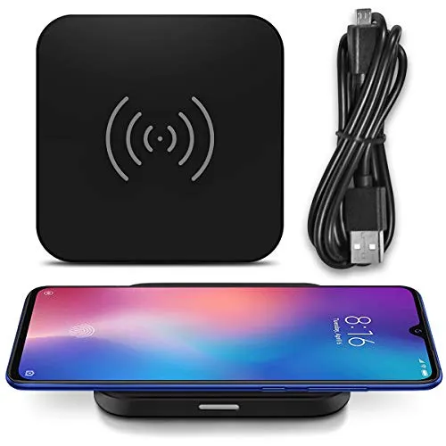 QI Wireless Ladestation kompatibel für Sony Xperia 5 Kabellos Charger Induktives Universal Schnellladegerät