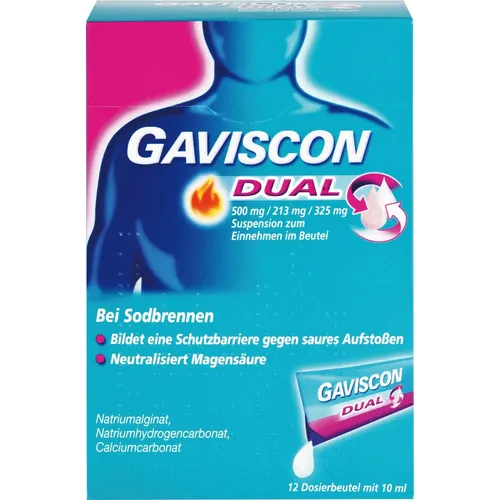 Reckitt Benckiser GAVISCON Dual Suspension 12x10 ml