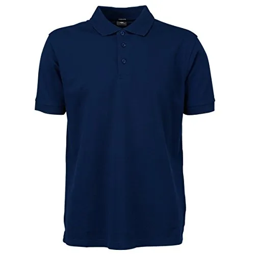 Herren Luxus Stretch Poloshirt - Hochwertiges Poloshirt aus 95% Baumwolle und 5% Elasthan, schlanker Schnitt, ideal für stilvolle Anlässe und Alltag. Pflegeleicht, waschbar bis 40 °C.