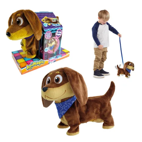 Goliath GOL23207 Spielzeug - Diggles Animagic Welpe, interaktives elektronisches Haustier für endlosen Spielspaß