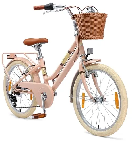 Bikestar Kinderfahrrad Cityrad 20 Zoll Aluminium - Fahrrad für Kinder ab 6 Jahren, leichtes Treten dank ISO-Tretlager und ergonomischer Rahmen für gesunde Entwicklung.