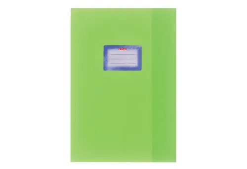 Herlitz Schulheft Herlitz Heftumschlag / Hefthülle DIN A4 / Baststruktur / Farbe: hellgr