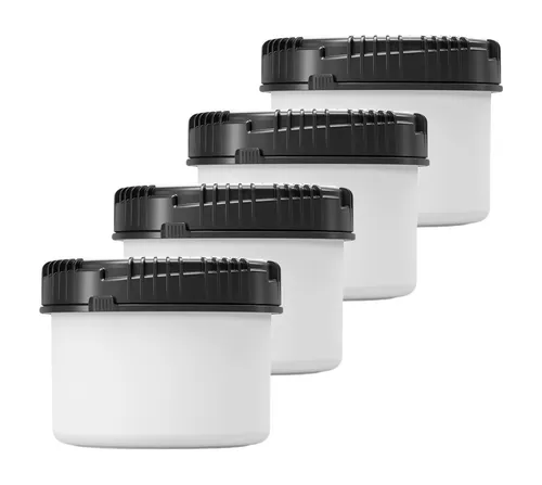 ml Vorratsbehälter mit Schraubdeckel, Vorratsdose, Mehldose 4 x 500