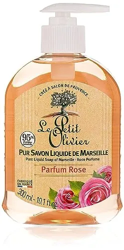 Le Petit Olivier Pur Savon Liquide de Marseille Rose 300ml