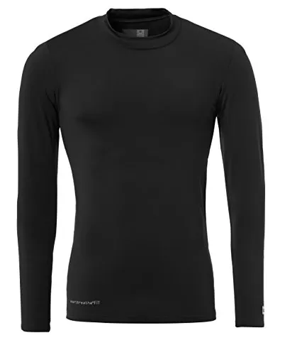 Uhlsport Unisex Kinder Distinction Colors Baselayer T-shirt, Schwarz, 164 EU
