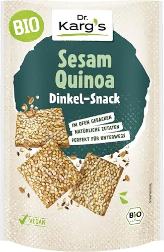 Dr. Kargs Bio Dinkel Quinoa Vollkorn Snack nussig vegan 110g