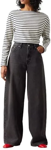 XL Straight Influential Lady Baggy-Hose - Stylische Baggy-Hose in Oversized-Passform mit Bindebund und Reißverschluss. Hergestellt aus 100 % Baumwolle, bietet sie hohen Tragekomfort und eine lockere Passform. Ideal für lässige Looks und vielseitige Kombinationsmöglichkeiten.