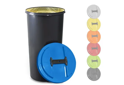 KUEFA BSC 60L Mülleimer in blau von KUEFA