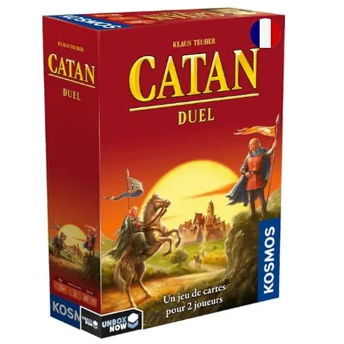 Asmodee - Catan: Duell – strategisches Spiel für 2 Spieler - Gesellschaftsspiel für 2 Spieler ab 10 Jahren, mit innovativen Mechanismen und einer Spielzeit von 30 bis 75 Minuten – ideal für spannende Duelle!