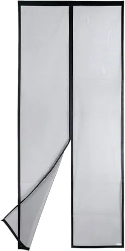 Apalus VP Fliegengitter Tür 90x230 cm in schwarz von Apalus