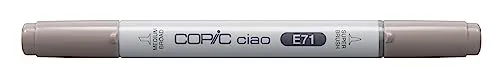 COPIC Marker Ciao Typ E - 71, Doppelseitiger Allround-Marker - Schreibutensilien, ideal für Hobbykünstler & Mangaka mit 180 leuchtenden Farben, flexibler Pinselspitze für kreative Techniken und umweltfreundlich nachfüllbar.