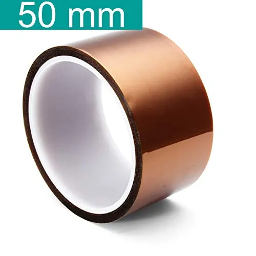 Produktbild Youmile 5 Größe 5mm 10mm 20mm 30mm 50mm 30m / 100ft BGA Hochtemperatur-Film Hitzebeständiges Polyimid-Kapton-Band Gold, das klebrig ist