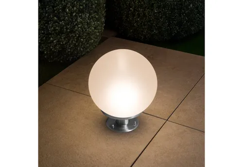esotec Solarkugel Liana 25 CCT multicolor mit Fernbedienung - Moderne Lampe mit 10 einstellbaren Lichtfarben, IR-Fernbedienung und starkem Solarmodul. Ideal für stimmungsvolle Beleuchtung im Garten, auch an trüben Tagen!